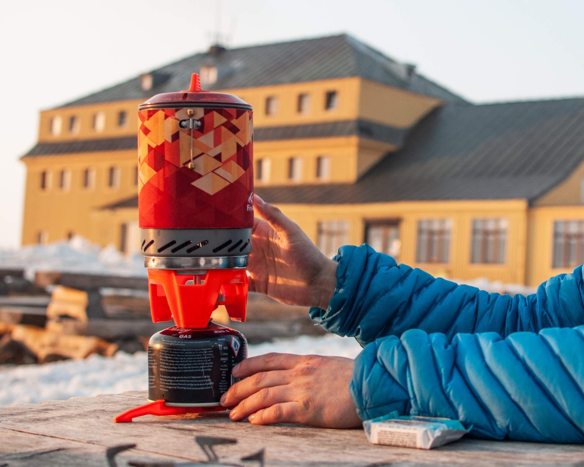 Kartusz gazowy na zimę fot Mateusz Malinowski